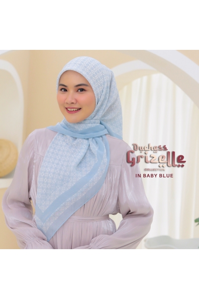 BAWAL PRINTED GRIZZLE - BABY BLUE